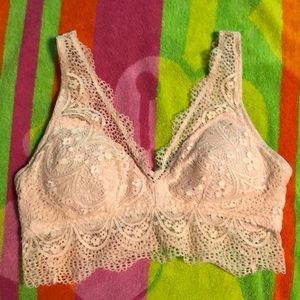 SO Pink Lace Bralette